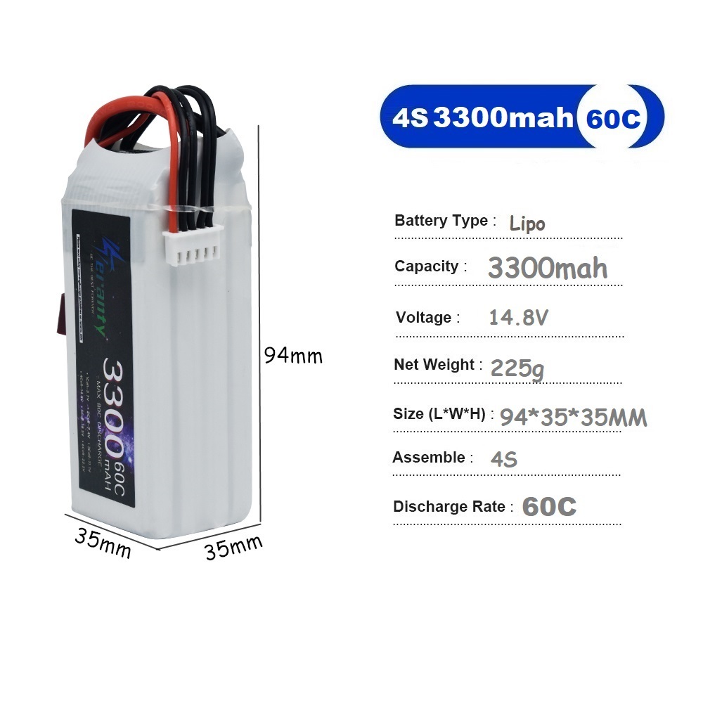 LiPo Rechargeable Battery 4S 3 - đánh giá và giá Drone Racing Battery