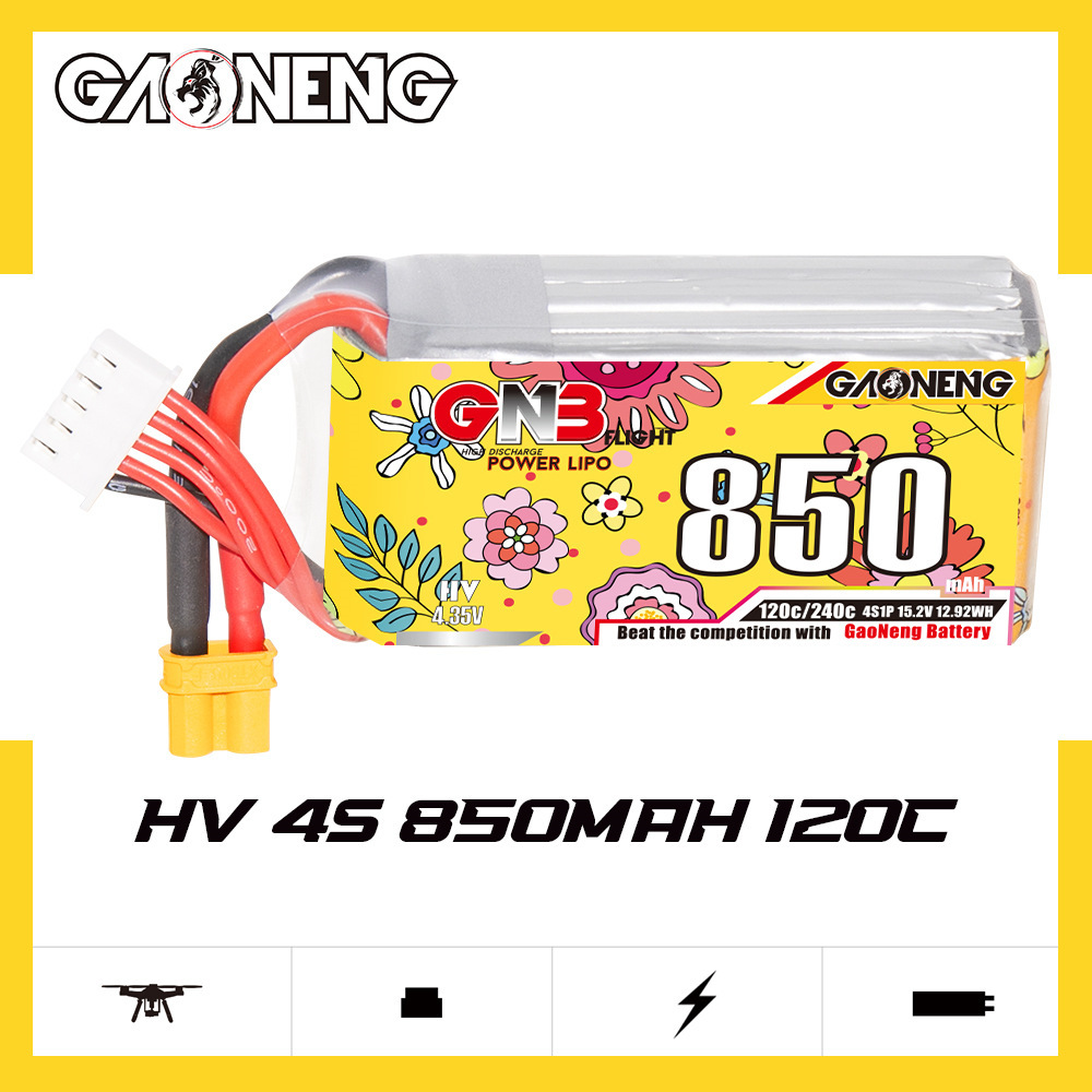 Upgraded GNB 4S 15.2V 850mAh L - đánh giá và giá Drone Racing Charger