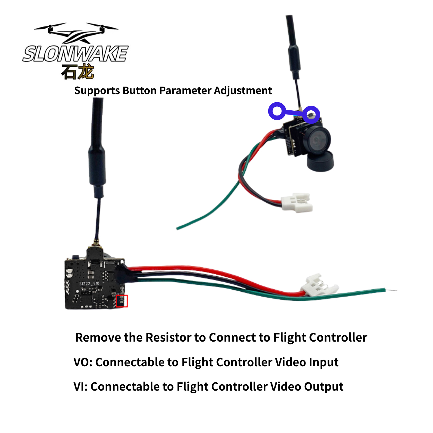 SLONWAKE 5.8G Analog Video Tra - đánh giá và giá Drone Racing Transmitter
