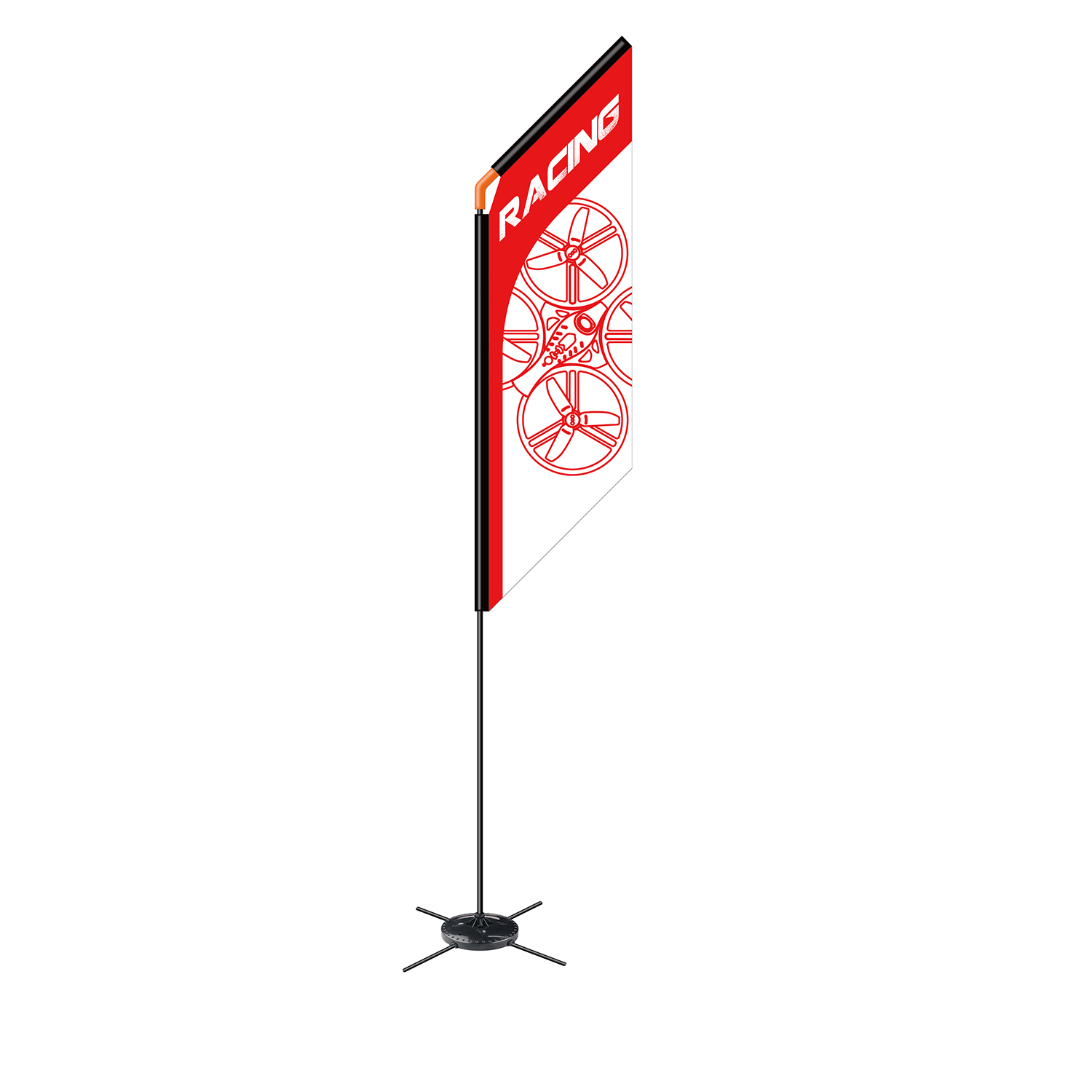 560mm FPV Racer Flag Drone Qua - đánh giá và giá Drone Racing Flag