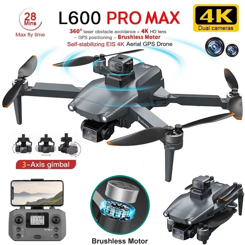 L600 PRO MAX GPS Drone Profess - đánh giá và giá Drone Racing Camera