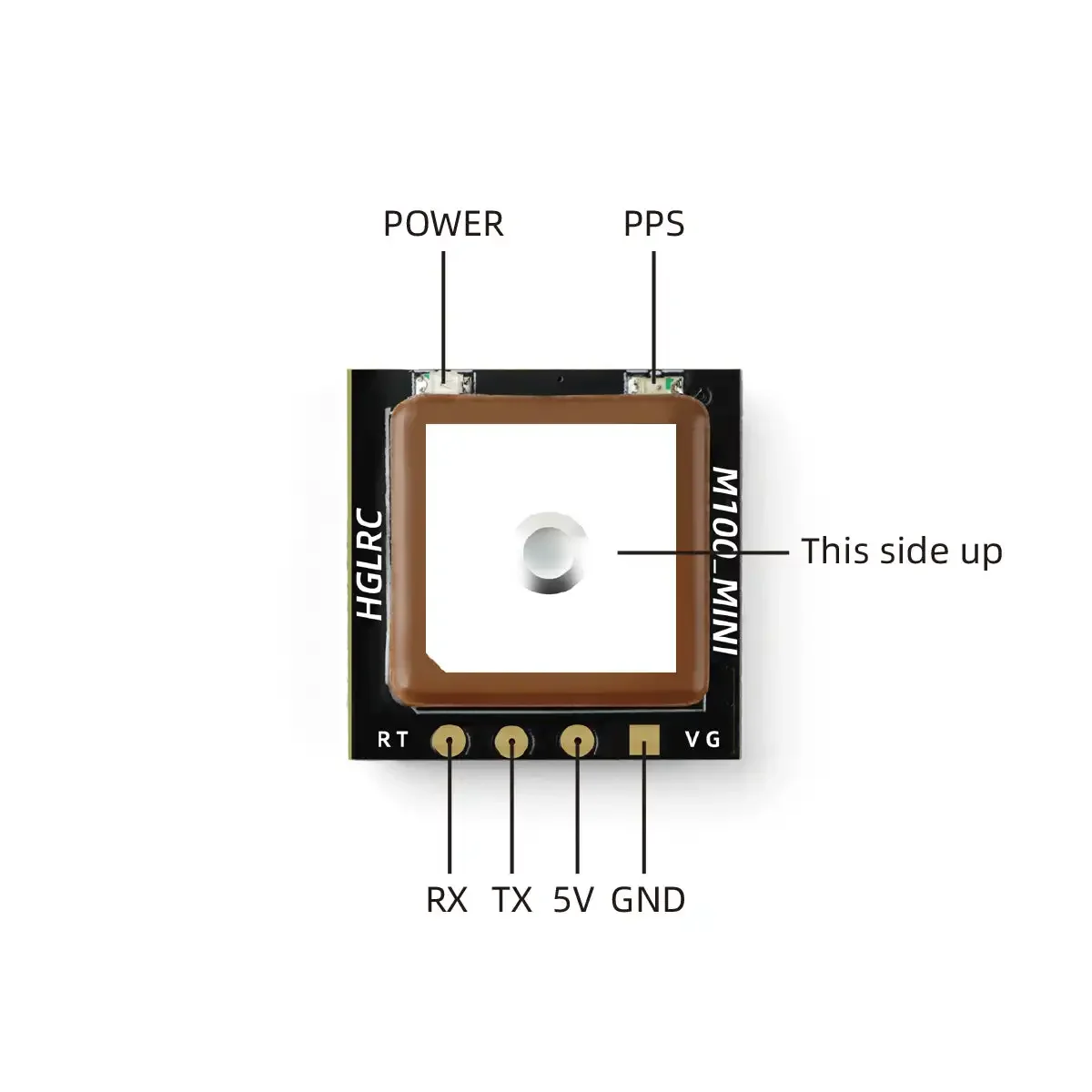 HGLRC M100 MINI GPS Module M10 - đánh giá và giá Drone Racing Vtx