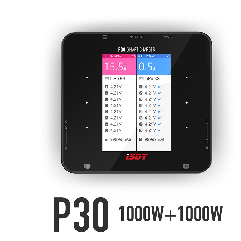 ISDT P30 Dual Balance Charger  - đánh giá và giá Drone Racing Charger