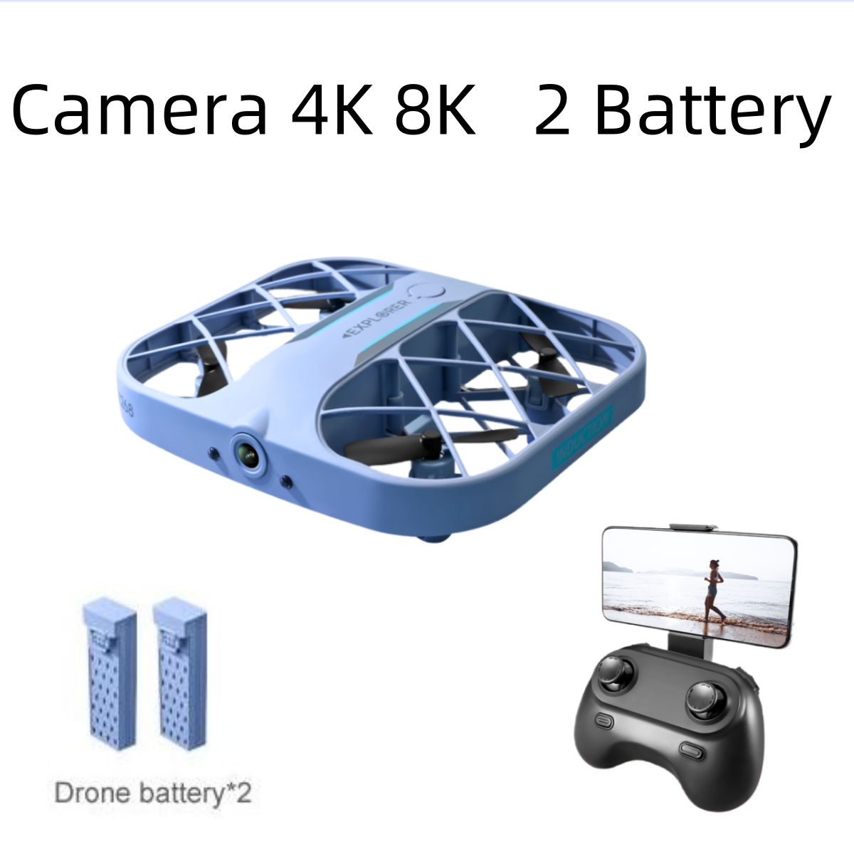 JJRC H107 FPV RC Drone with 2  - đánh giá và giá Drone Racing Camera
